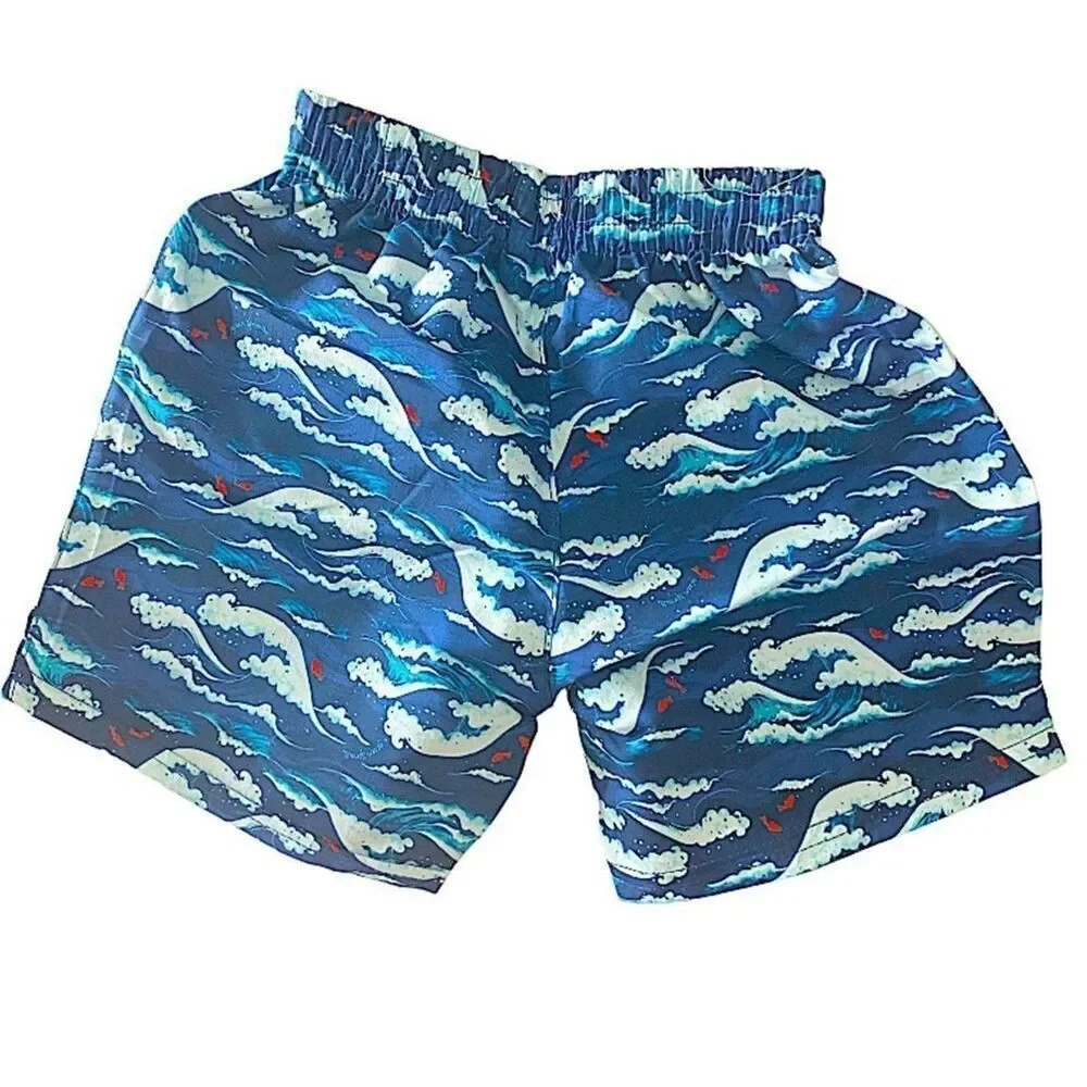 Baby/Toddler 18 Months Swim Trunks Easy Change Eco Coastal Beach Tropical